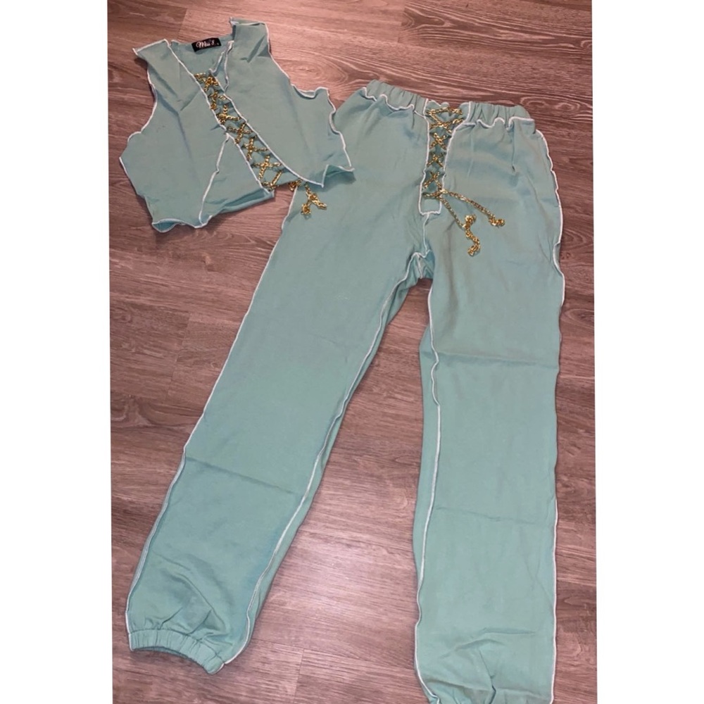 Cash App Me Pants Set